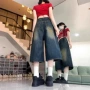 夏季大码宽松新款七分裤