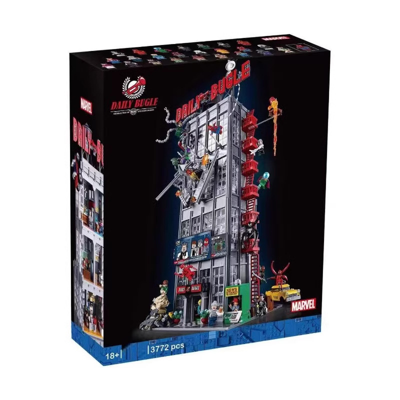 Compatible with Lego Super Heroes 76178 Horn Daily Building Building Large Boy Building Toy