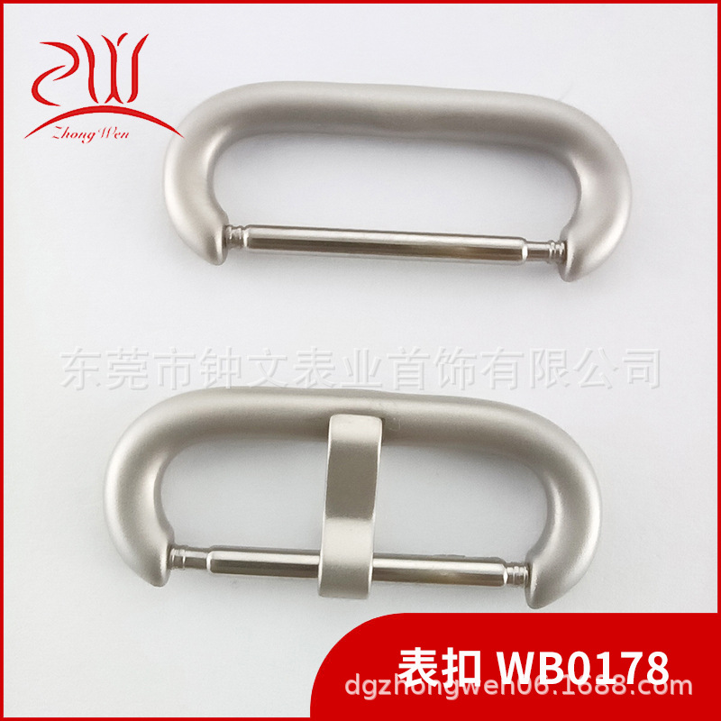 Wholesale of Marine silicone watch strap buckles, Apple watch straps, stainless steel watch buckles, 20 watch strap metal buckles from the manufacturer pic 10