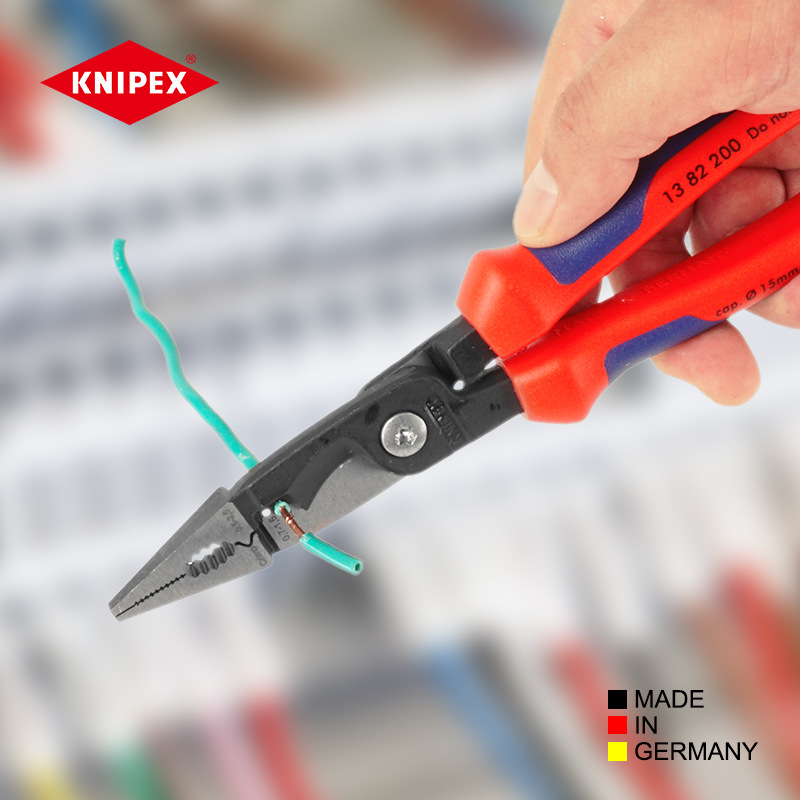KNIPEX凯尼派克德国原装进口电工钳多功能钳子剥线钳压接钳
