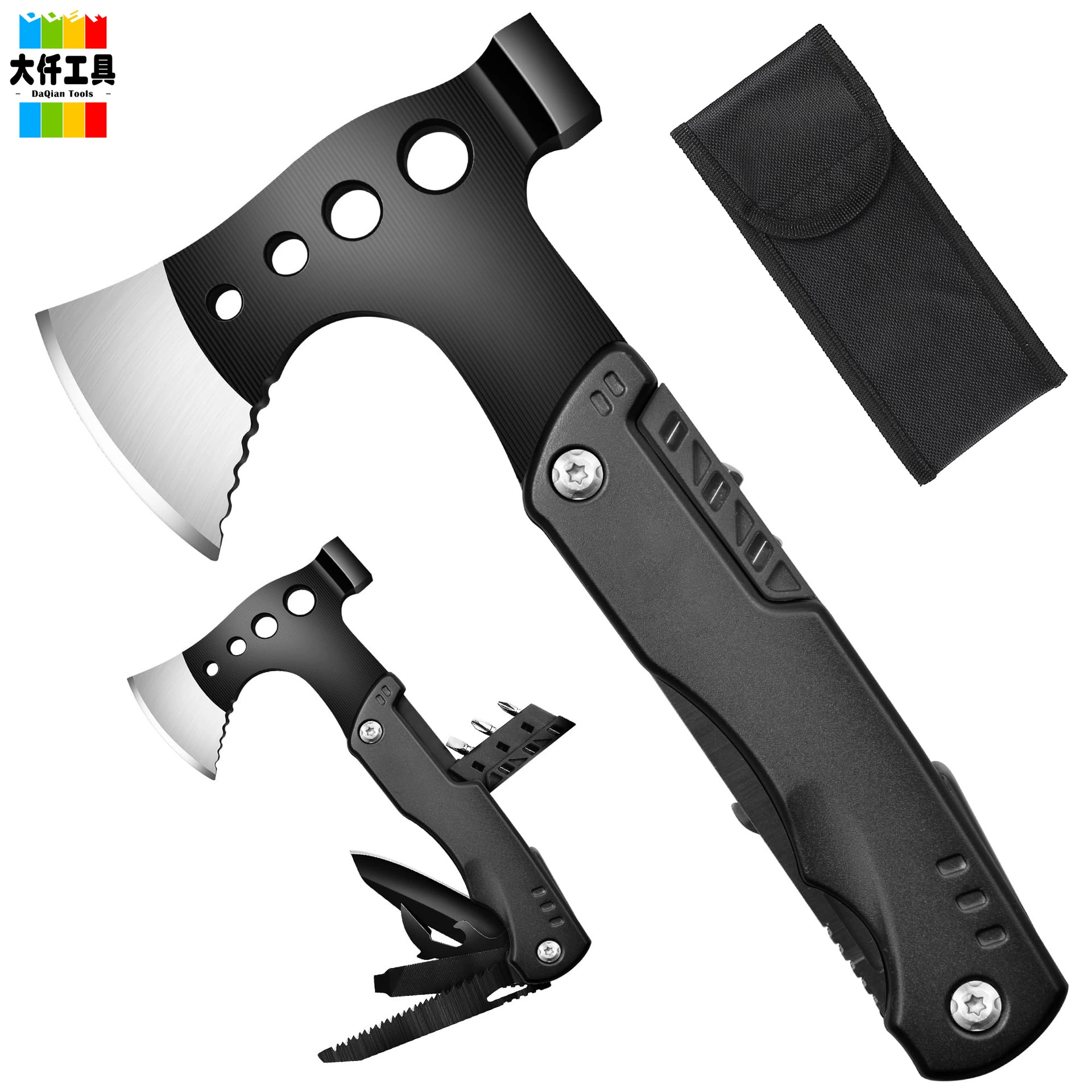 Открытый многофункциональный топор кемпинг из нержавеющей стали маленький нож топор молоток комбинированный аппаратный инструмент Amazon