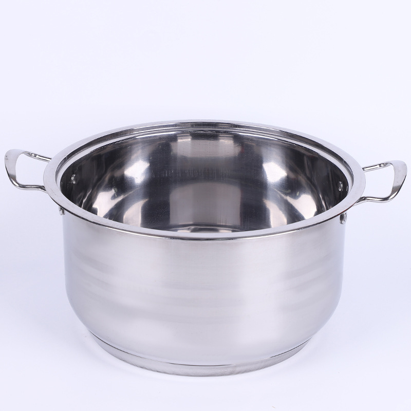 Nuevo conjunto de ollas transfronterizas de tres piezas modernas y simples caseras antiadherentes regalo de reunión anual al por mayor caja de regalo de ollas de sopa