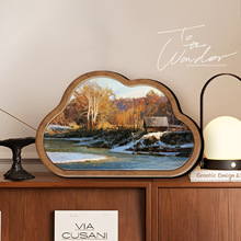 中古风创意相框摆台家居高级感艺术桌面摆件氛围感装饰画乔迁礼物