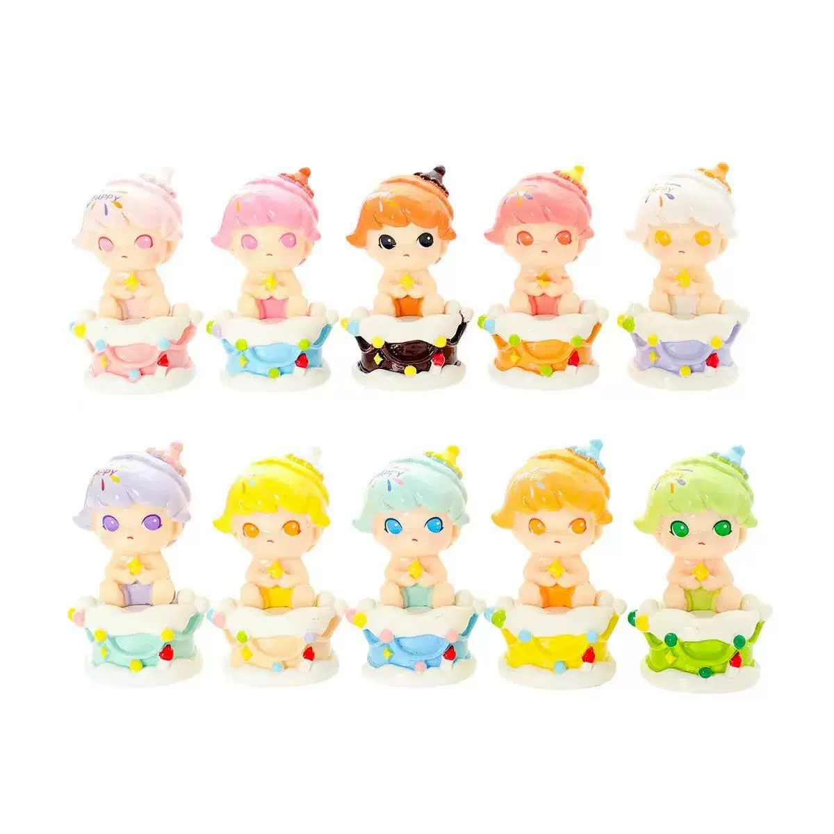Niche cute Didi birthday cake cute doll live broadcast pairing blind bag desktop decoration ornaments high-end sense