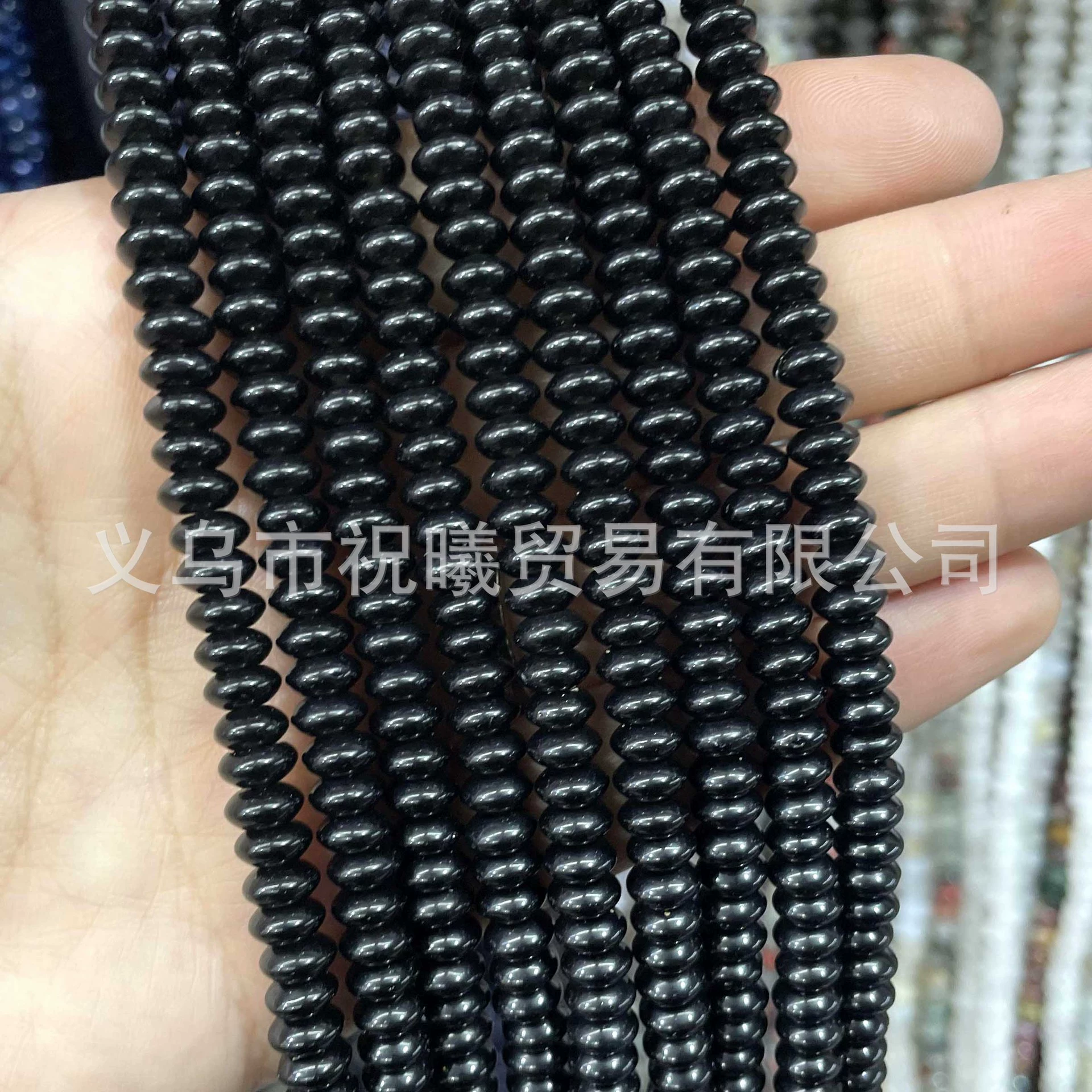 Natural ore jade, beads, accessories, bead bracelet, 3×6mm, geolocation function, wholesale