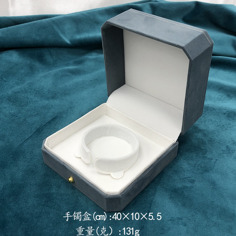 金ボタン八角形プリントアクセサリーボックス日本式レースアクセサリーボックスファッション真珠アクセサリーボックス指輪ボックスネックレスボックス