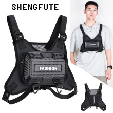 2025耐磨背心包户外战术包多功能运动包硬壳胸包腰包机车包