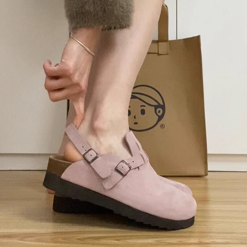 Two-wear thick-soled Birkenstock sandals for women, summer 2024 new style, slip-on closed-toe sandals with inner height increase Two-wear thick-soled Birkenstock sandals for women, summer 2024 new style, slip-on closed-toe sandals with inner height increase