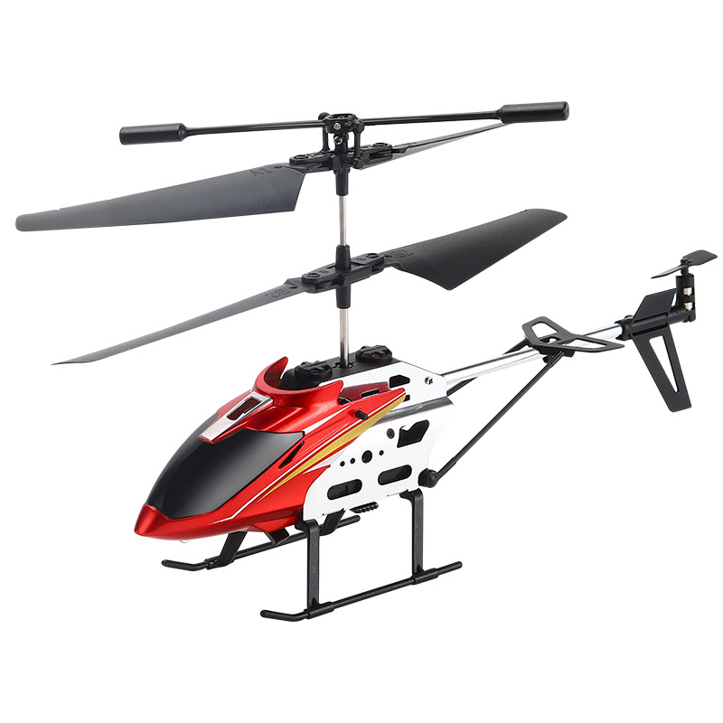 跨境飞行玩具2.4G合金遥控直升机 usb充电耐摔3通仿真机遥控飞机