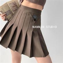 Pleated skirt women&#39;s spring and summer high suit skirt