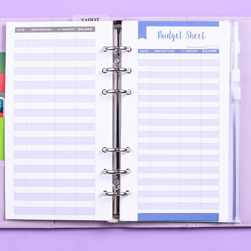 Cross-border custom macaron notebook, high-quality handmade journal with zipper bag, available on Amazon.
