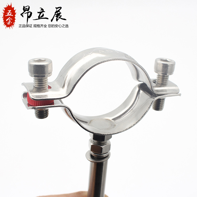 304不锈钢膨胀吊卡110管卡75座卡160抱箍PVC50灯笼卡箍钢管固定