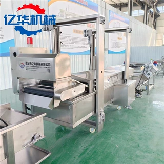 全自动丸子油炸机 连续式炸鸡腿设备 挂浆油炸小酥肉油炸机