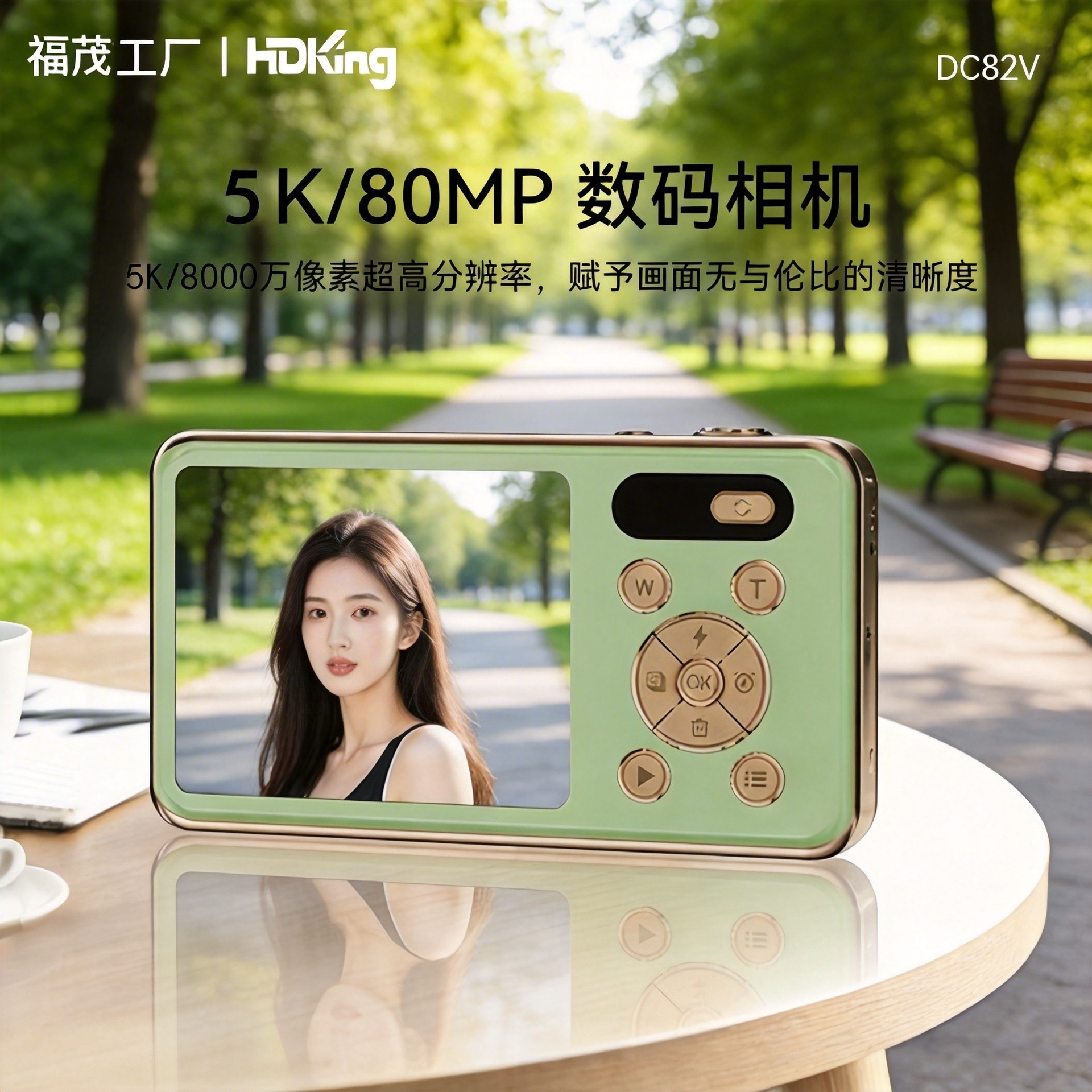 Private Model 80 Million Pixel High-Definition Digital Camera for College Students, Outdoor Ccd Compact Camera