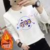 Plush thickening reunite with Sweater 2022 Autumn and winter T-shirts printing Versatile Western style Socket keep warm jacket