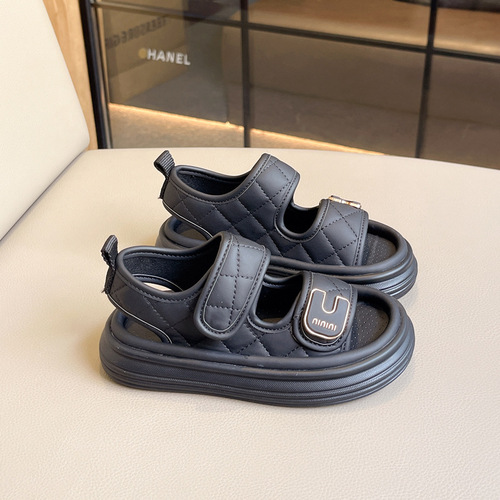 Children's Shoes Sports Sandals 2025 Summer Girl Big Kid Soft Sole Beach Sandals for Boys