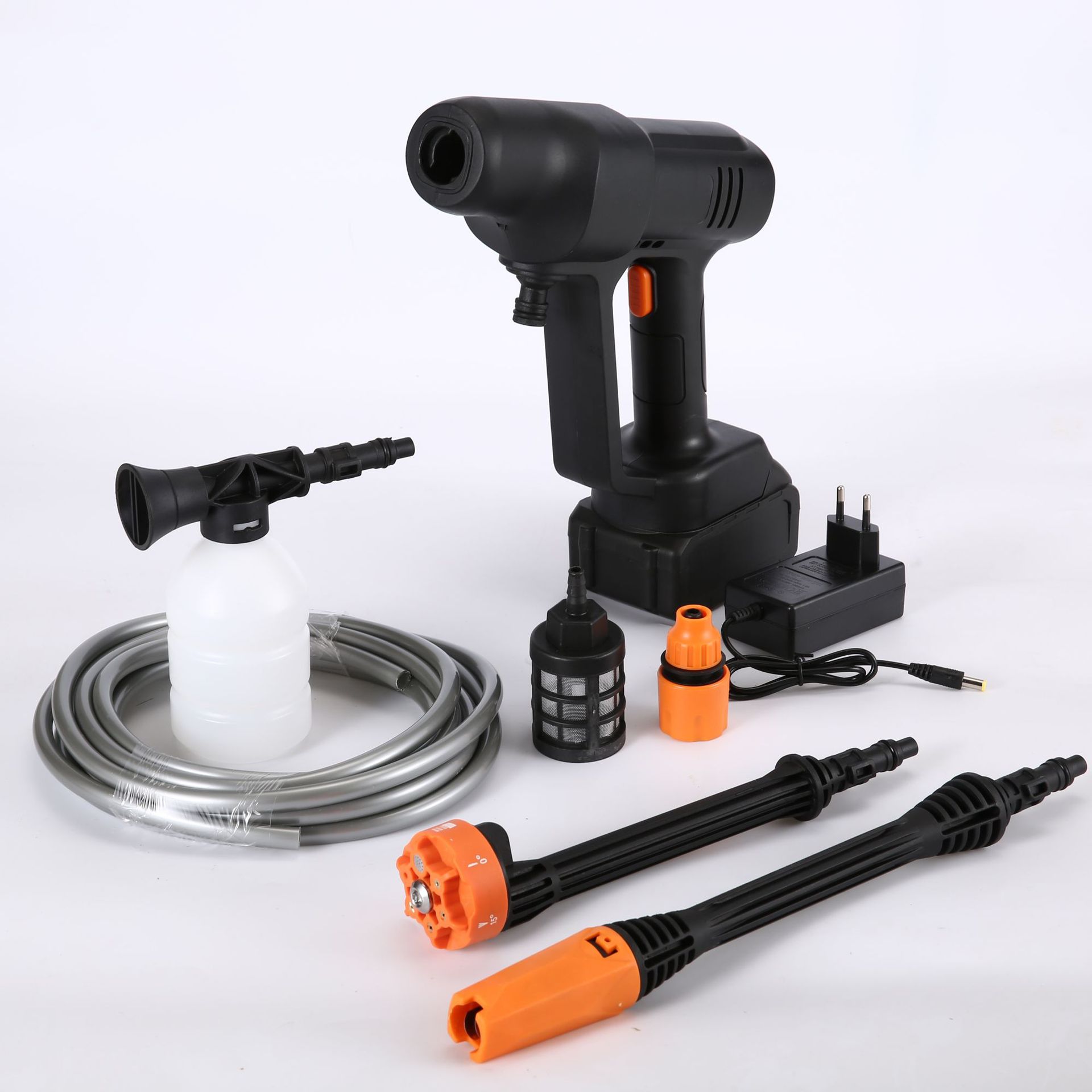 Wireless Car Wash Water Gun high pressure car household washing machine lithium battery rechargeable water grab powerful supercharged car wash artifact