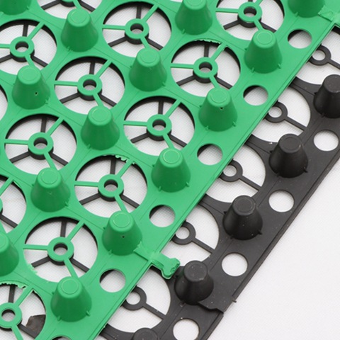 塑料凹凸型排蓄排水板 H22导水用阻根板 楼顶花园hdpe材质疏水板