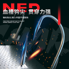 NED Lead Head Hook for Black Hole Wild Fishing, Wide-Belly Castable NED Mushroom Head Hook, Floating Shrimp Hook for Largemouth Bass