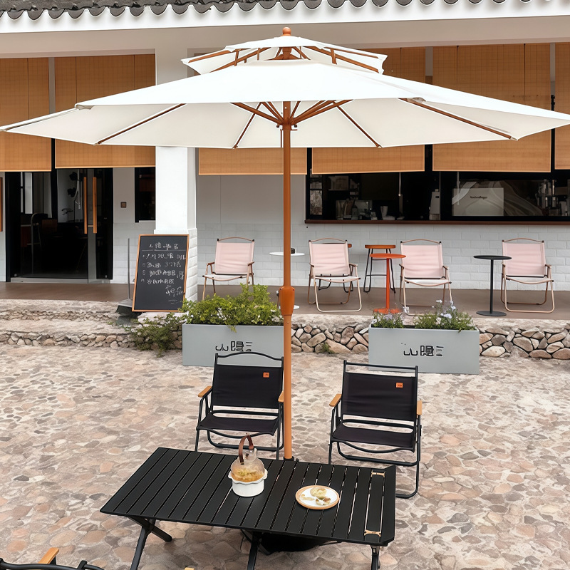 Large Outdoor Parasol, Commercial Anti-Uv Umbrella, Coffee Shop Square, Suitable for Tilting Courtyard Umbrella Wholesale