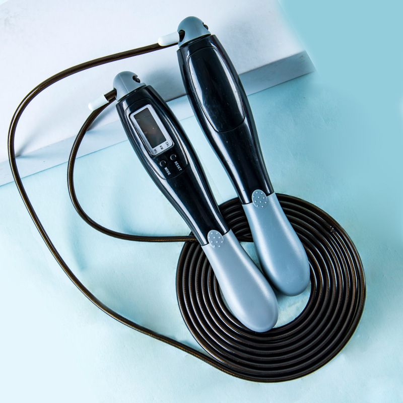 6612 fábrica de conteo electrónico directo cuerda de saltar de alambre de acero multifuncional pantalla LCD examen de ingreso a la escuela secundaria prueba física entrenamiento saltar cuerda