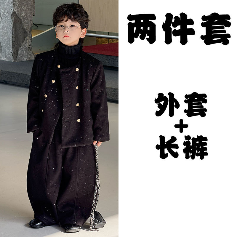 Черный комплект, флисовая куртка, флисовые штаны, в стиле Шанель