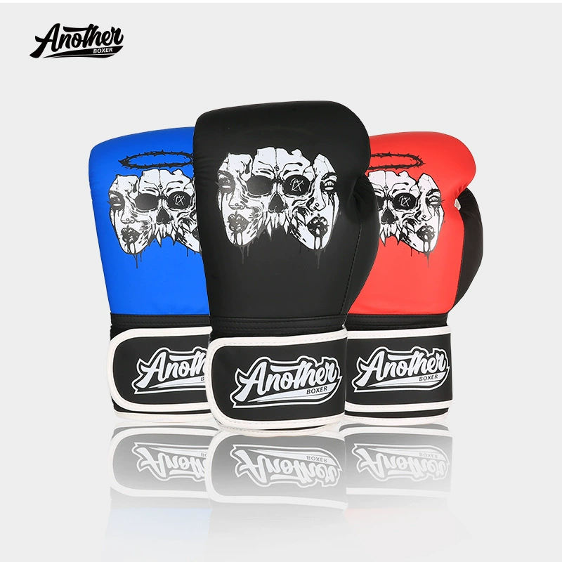 Боксерские перчатки AN Soul Mask, мешок для бокса, перчатки для кикбоксинга, большие боевые перчатки для взрослых, 16 унций, мужские и женские тренировочные перчатки