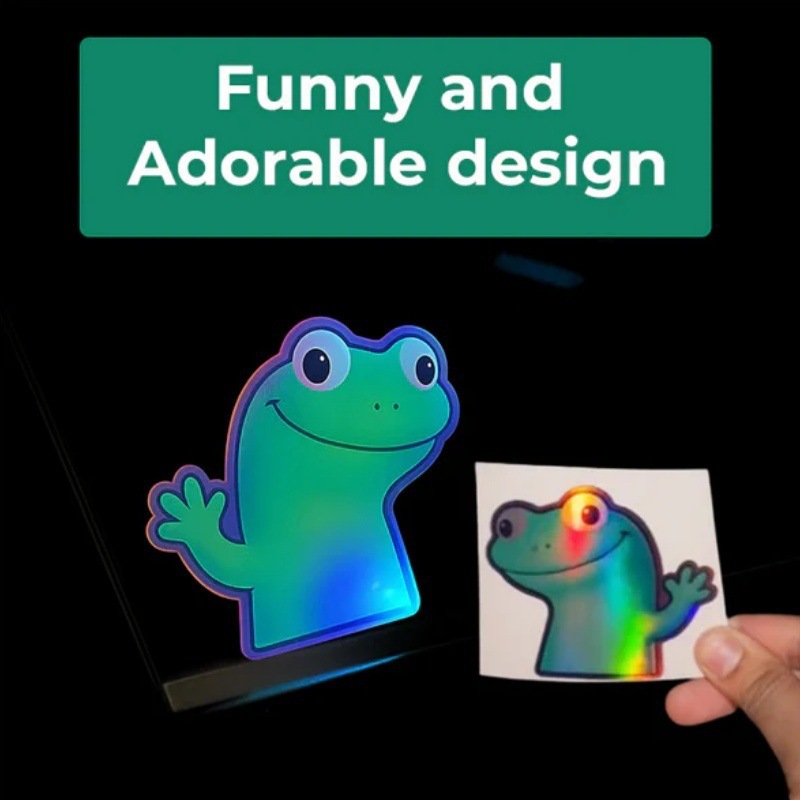跨境新品 Colorful lizard stickers 彩色蜥蜴贴纸防水装饰贴纸|undefined