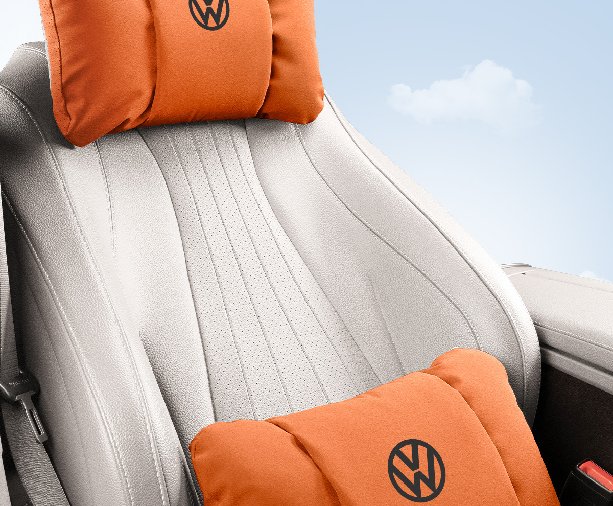 Suitable for Volkswagen Magotan Passat Tiguan L Golf Polo Tour Id Tanyue X Car Seat Headrest and Waist Support