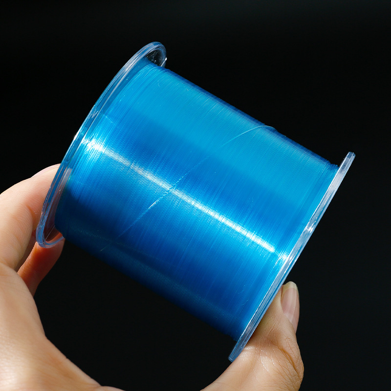 No seda 500 metros de pesca super tracción deslizante línea principal línea de nylon con caja de corte rápido línea de pesca de agua