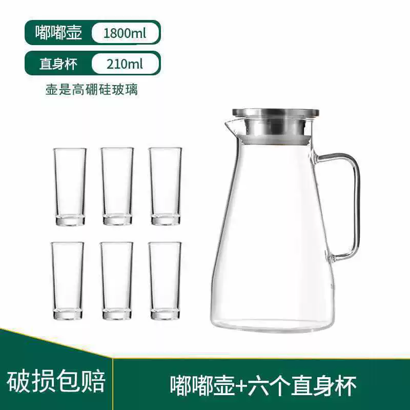 Glass explosion-proof teapot, tea