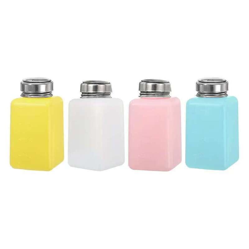 Super Factory Direct Sales Push-Type Alcohol Bottle Acetone Cleaner Nail Polish Remover Pump Bottle Super Factory Direct Sales Push-Type Alcohol Bottle Acetone Cleaner Nail Polish Remover Pump Bottle