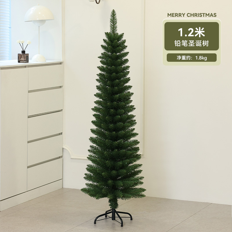 árbol de navidad cifrado árbol de navidad grande verde punta simulación árbol de navidad delgado árbol de lápiz delgado
