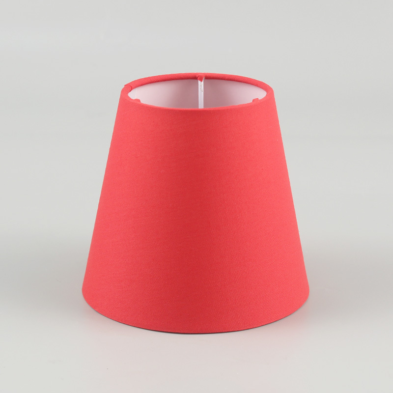 Nueva etiqueta plana Pantalla de fábrica al por mayor de lino lámpara de mesa lámpara de pie pantalla sala de estar dormitorio accesorios de la lámpara de tela