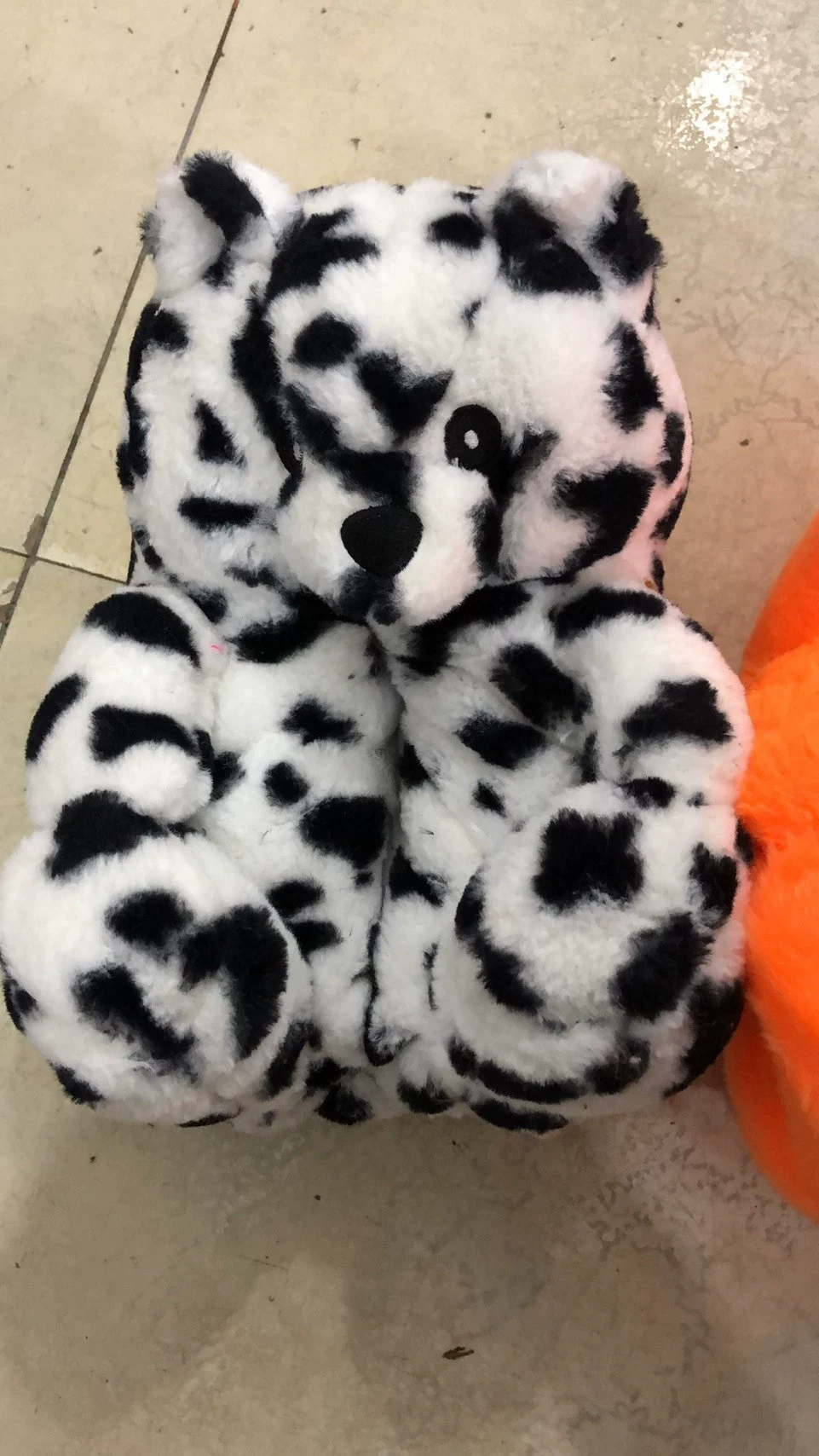 Спортивные тапочки Spot Teddy Bear Slippers, тапочка Медвежонок, пол Floor Plush Deep Cotton Warm Shoes
