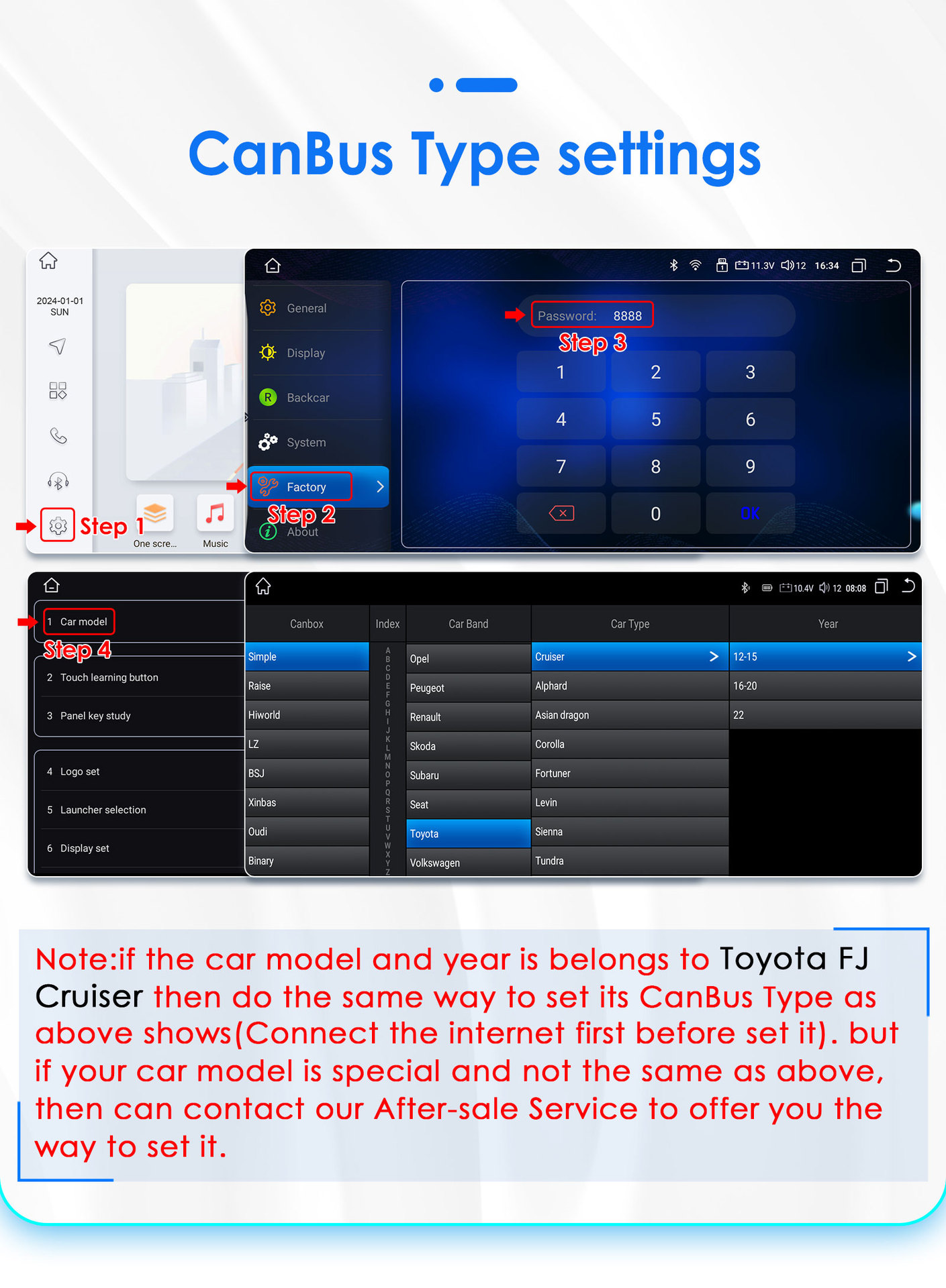 The cross-border model is suitable for 06-21 Toyota FJ Cruiser car MP5 Bluetooth navigation GPS all-in-one