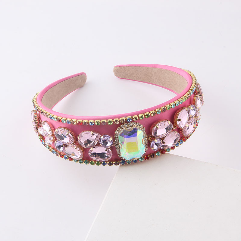 New Baroque Diamond-studded Gems Colorful Headbands Wholesale Nihaojewelry display picture 4