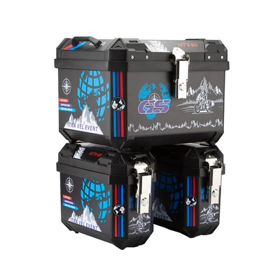 Motorcycle trunk for Electric Vehicles, Non-Aluminum Alloy