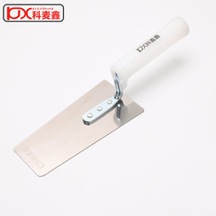 Kemaxin small gray spoon plastering knife beef tendon handle stainless steel trowel bricklayer tool Oxford flat trowel blade