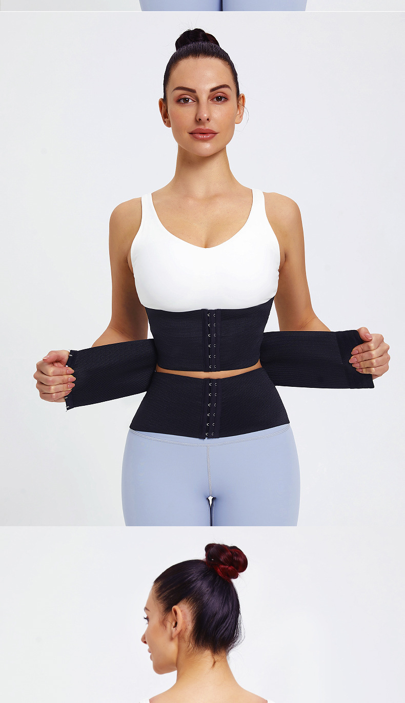 Solid Color Polyester Postpartum Corset display picture 2