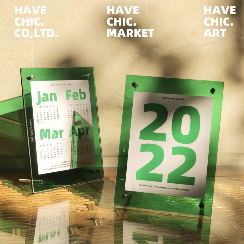 Nordic Home Acrylic Photo Frame Display New Year Calendar Colorful 6 Inch Simple Modern ins Ornaments Nordic Home Acrylic Photo Frame Display New Year Calendar Colorful 6 Inch Simple Modern ins Ornaments