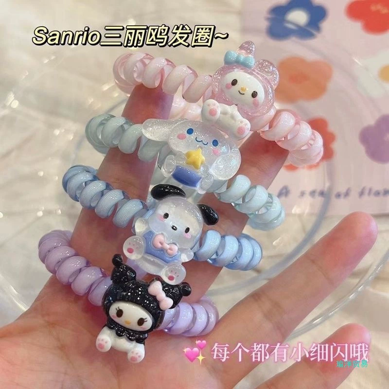 Sanrio, милый резинка для волос, телефон, высокоэластичный чехол для подруги