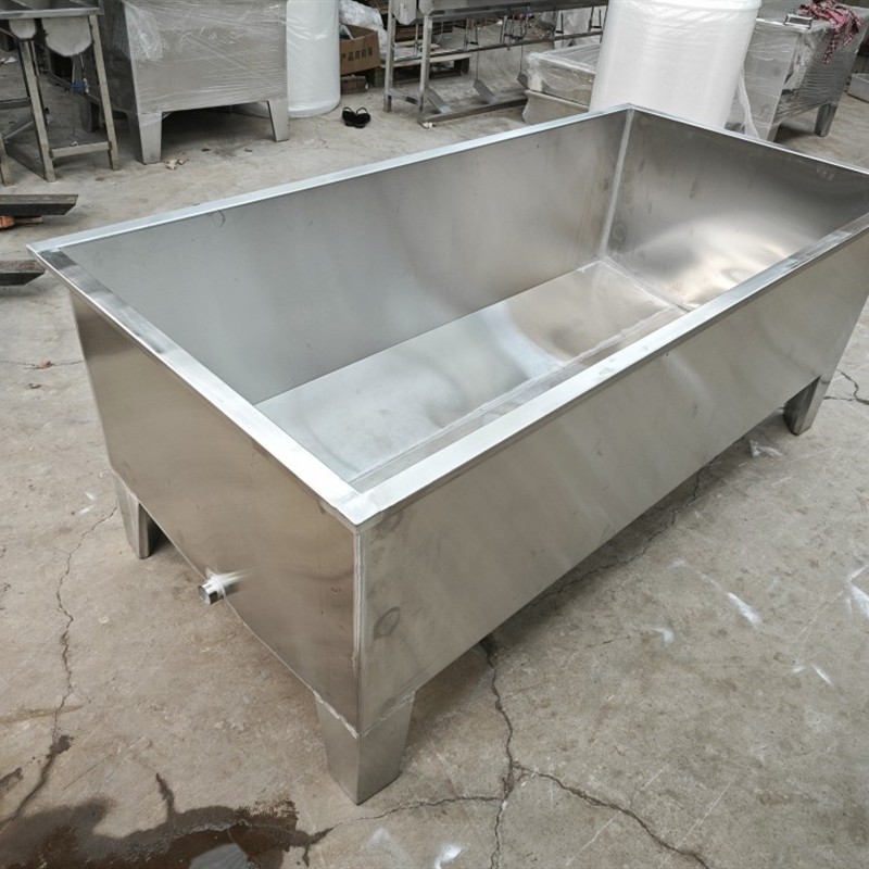 食品解冻池大型加厚不锈钢水池食品厂冷却池侵泡清洗池卤肉化冻池