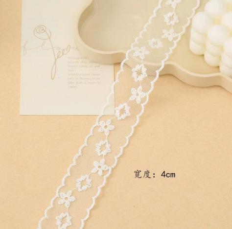 4.0cm 사각형 꽃 - 시작 크기 5(전체 롤 크기 33)