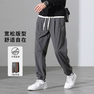 2025 Thickened Drawstring Thickened New Process Casual Workwear Paratrooper Pants Series