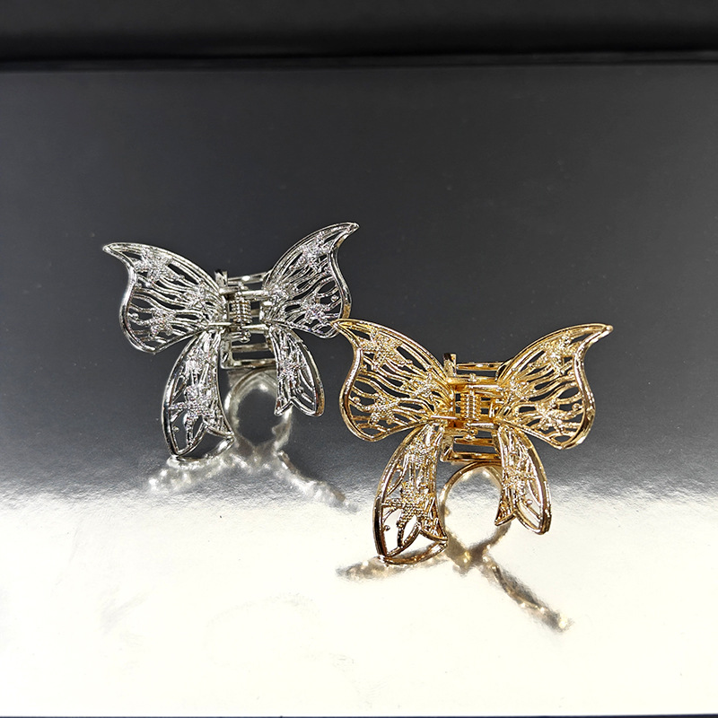 55g Weight Hair Claws Hair Accessories Type 1 Piece Quantity Holiday, Daily Occasion Alloy Material Solid Color Pattern Women's Gender Plating Design Simple Style, Classic Style Style Women's Simple Style Classic Style Solid Color Alloy Plating Hair Claws 11
