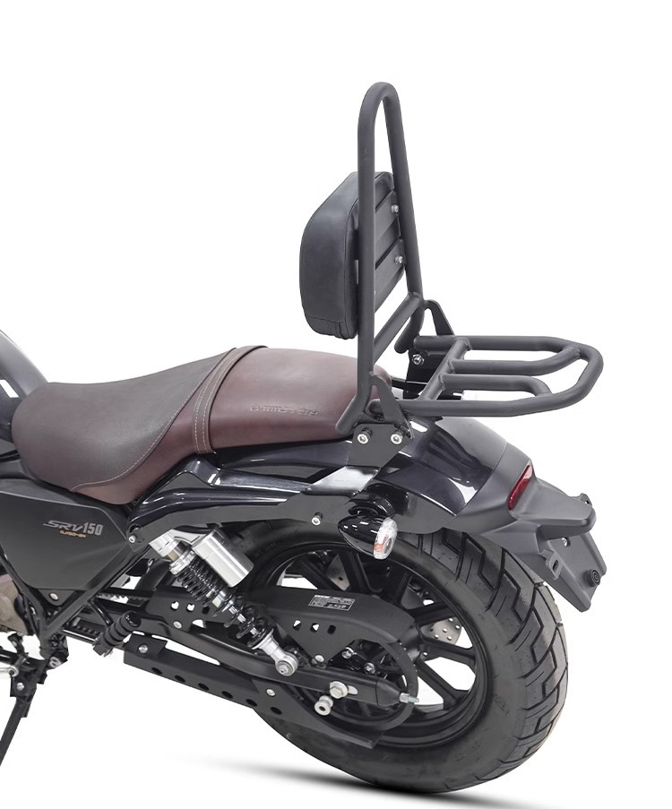 Muscle car Wolf is suitable for Qianjiang flash 150 backrest modification tail shelf tail rear tail frame curved bow back-to-back
