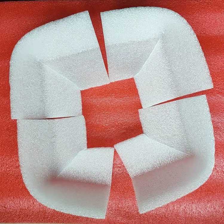 珍珠棉护角东莞惠州厂家直销相框装饰框L型U型直角泡棉护边