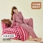 加厚保暖秋冬女士家居服