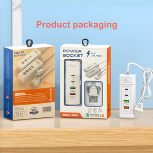 New mobile phone plug-in dual usb charger pd fast charge multi-port charger suitable for Apple Android Universal 20W